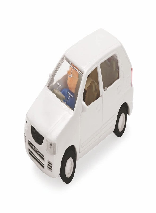 Shinsei Alto Car Maintenance Free Pullback Spring Action Race Toy Gift for Boys 5+ Years. Strong ABS Plastic, NO Sharp Edges, BIS Certified. Pack of 1, Color White